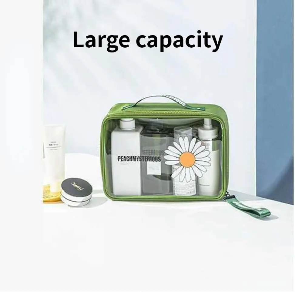 Toiletry Bag for Women Men, Makeup Cosmetic Bag Travel Organizer Travel Bag (Black)