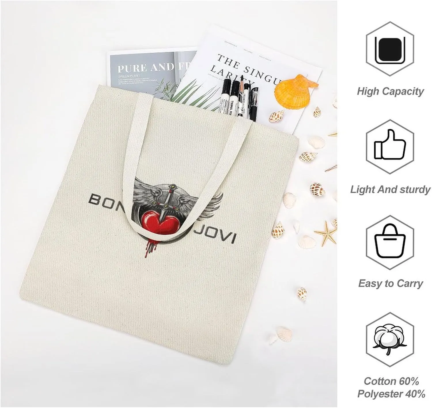 Unisex Basic Versatile Handbag Durable totebag