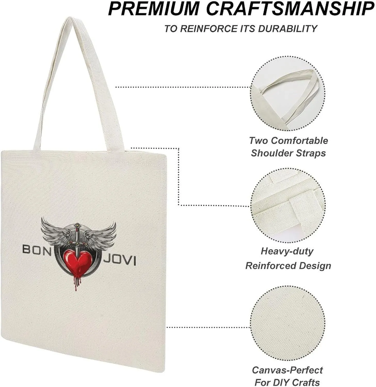 Unisex Basic Versatile Handbag Durable totebag