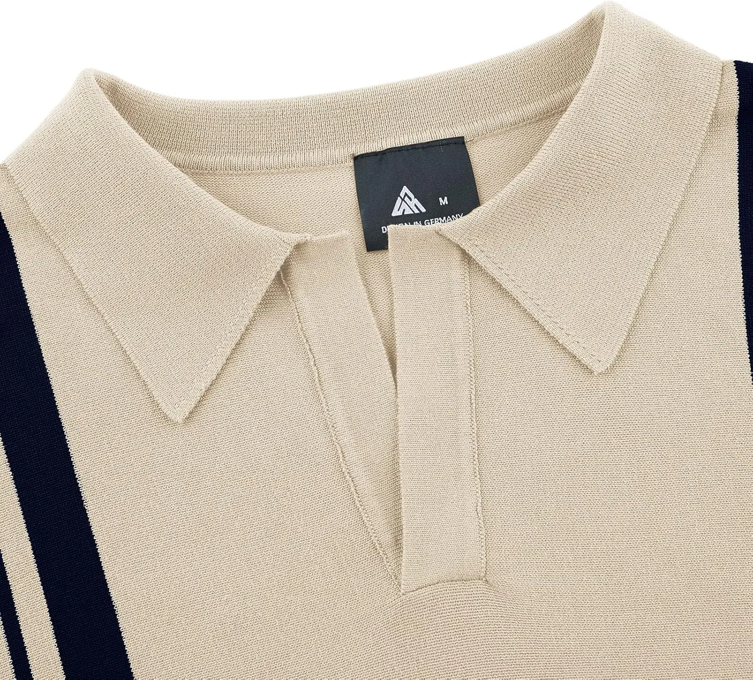V VALANCH Mens Knit Polo Shirts Short Sleeve Vintage Sweater Polo Summer Casual Shirts Golf Pullover