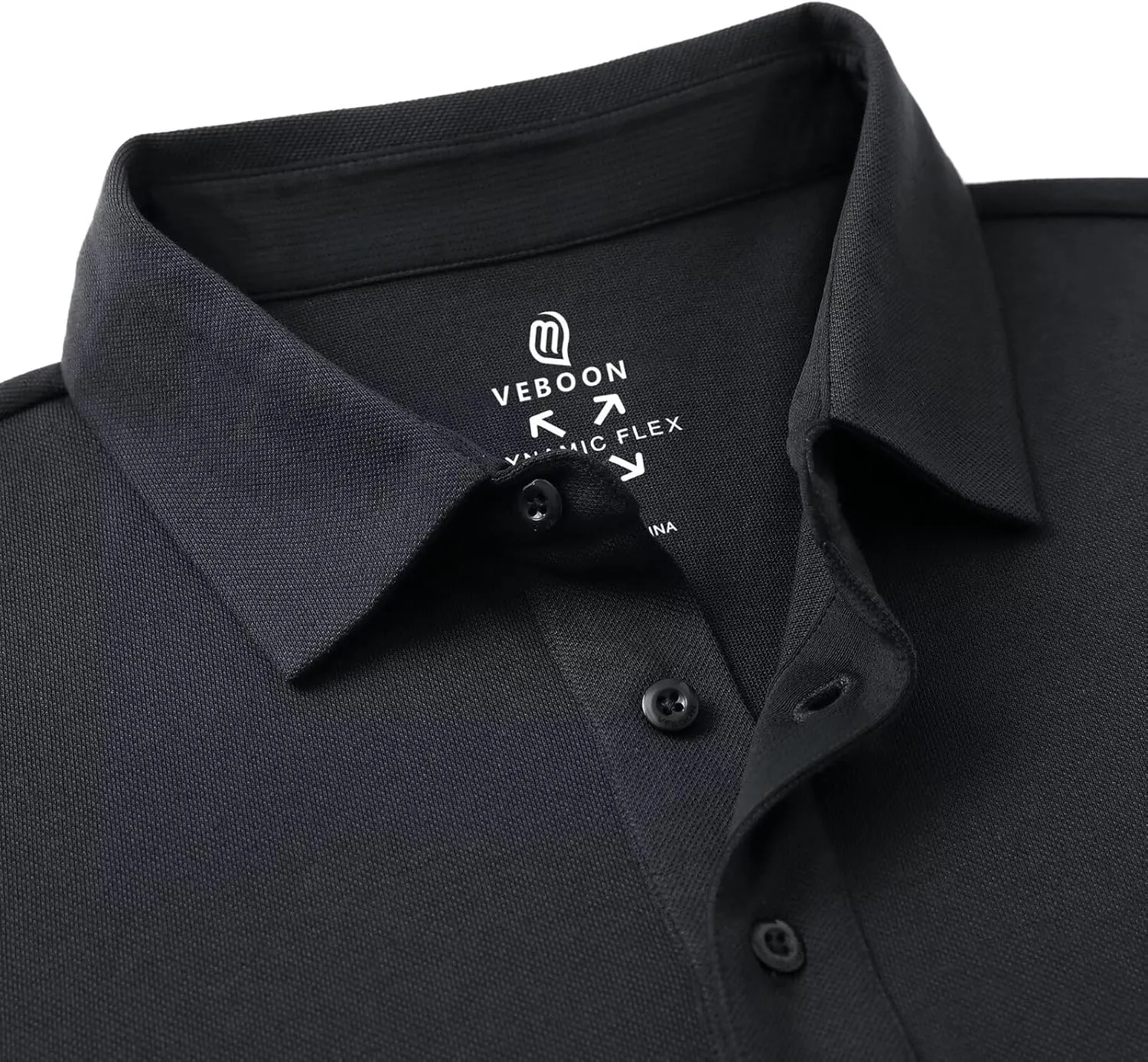 VEBOON Polo Shirts for Men Short Sleeve Cotton Blend Athletic Performance Classic Regular Fit Golf Shirts