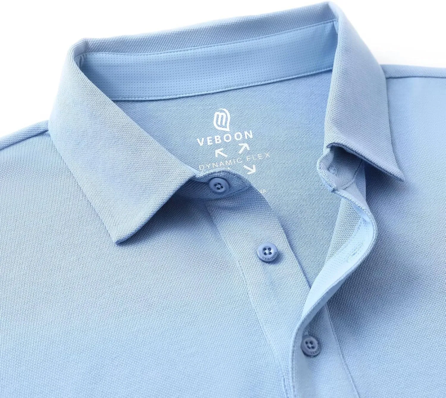 VEBOON Polo Shirts for Men Short Sleeve Cotton Blend Athletic Performance Classic Regular Fit Golf Shirts