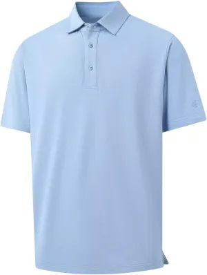 VEBOON Polo Shirts for Men Short Sleeve Cotton Blend Athletic Performance Classic Regular Fit Golf Shirts