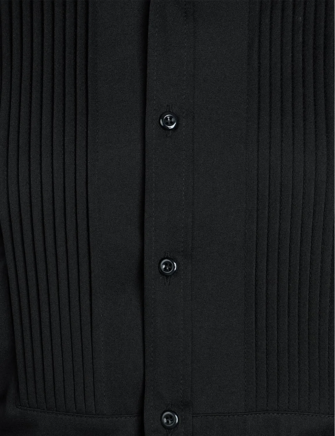 ZEROYAA Mens Slim Fit Long Sleeve Tuxedo Dress Shirts/Prom Performing Shirts