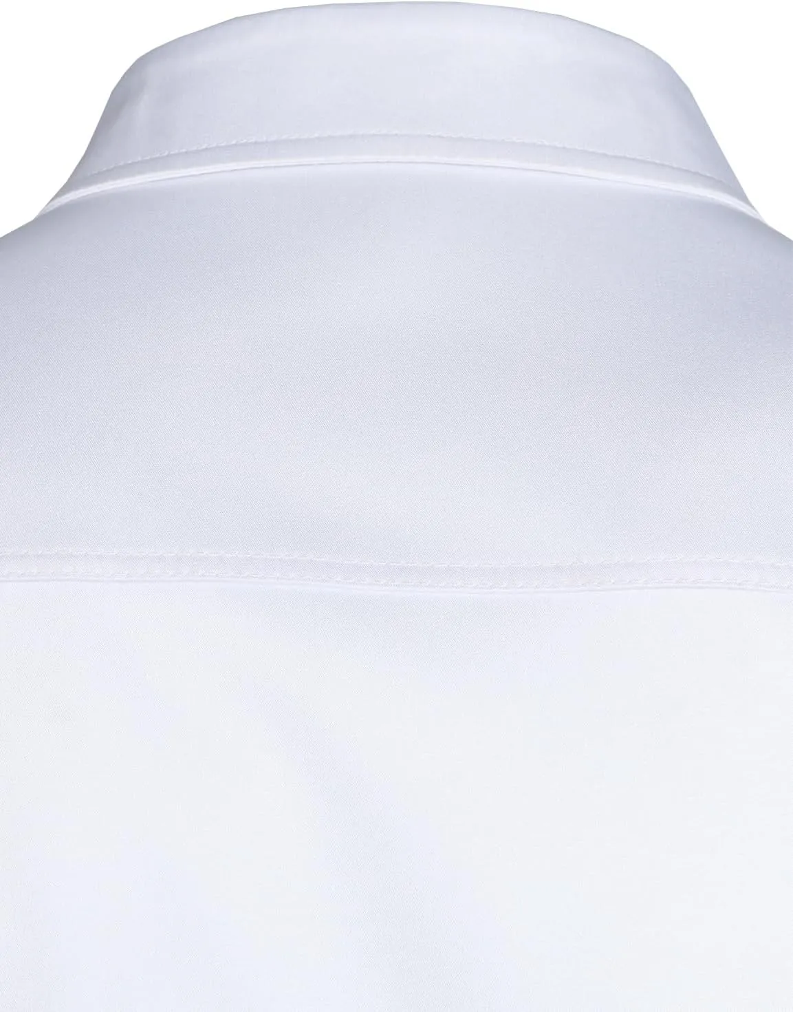 ZEROYAA Mens Slim Fit Long Sleeve Tuxedo Dress Shirts/Prom Performing Shirts