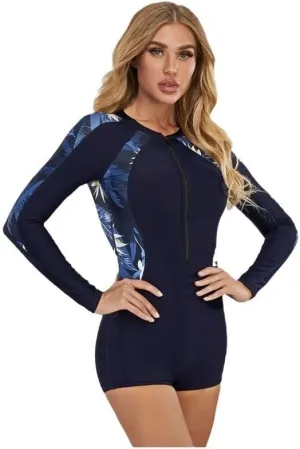 Zip Up Rash Guards for Women Long Sleeve Swimsuit Quick Dry Sun Shirts Swim Shirts Hiking Fishing